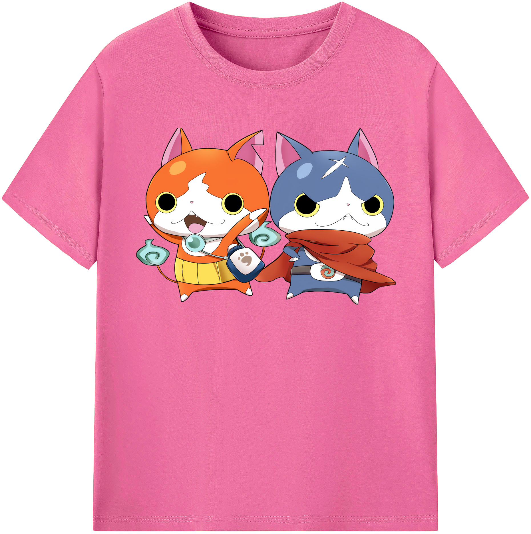 （画像用） 妖怪ウォッチ Yo-kai Watch レディースカジュアルプリントTシャツ（綿100％）